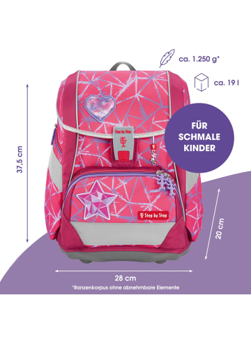 Schulranzen-Set 2IN1 PLUS „Star Stella“, 10-teilig, pink