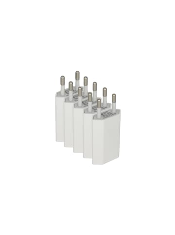 5er Pack USB Netzstecker für Apple iPhone / Android kompatibel