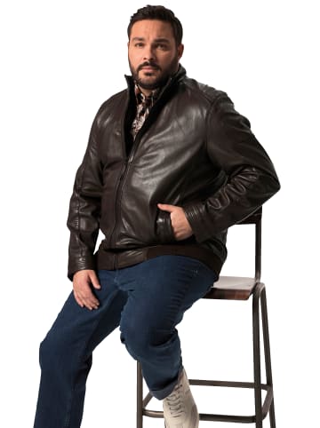 Lederjacke in mokka