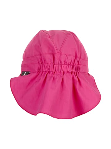 Schirmmütze mit Nackenschutz Basic in magenta