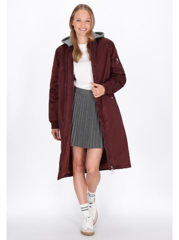 Women Blouson in burgundy