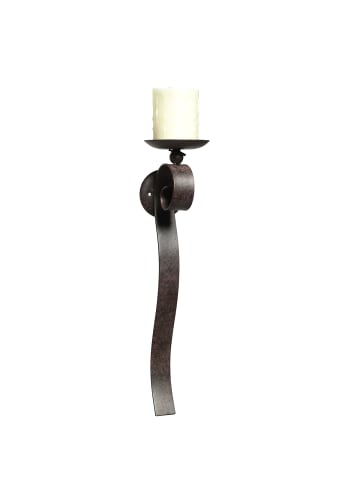 Wandleuchter in Antikbraun - (H) 50 cm