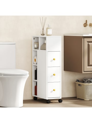 Badezimmerschrank in Weiß 40L x 20B x 80H cm