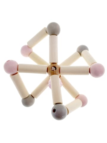 Rassel "Twist" in Rosa - Natur