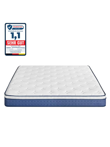 Taschenfederkernmatratze Mosey in Weiß - (B)180 x (H)20 x (T)200 cm