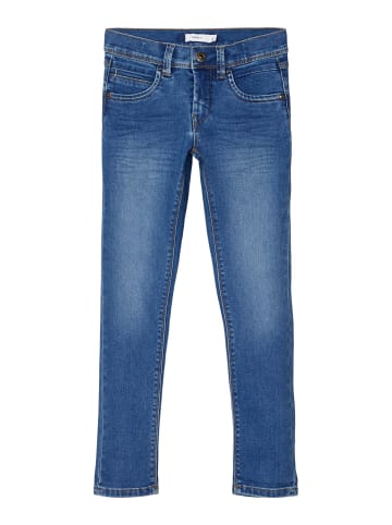 Slim Fit Denim Jeans NKMSILAS in Blau