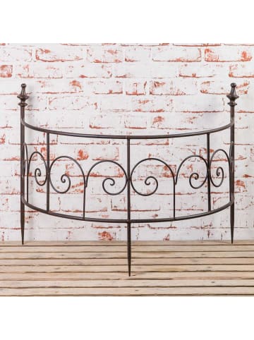 Staudenstütze GIULIA Metall Rankgitter Halbrund 70x50 cm