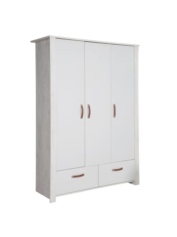 Kleiderschrank Mila 3-türig mit 2 Schubladen & Soft-Close-Technik