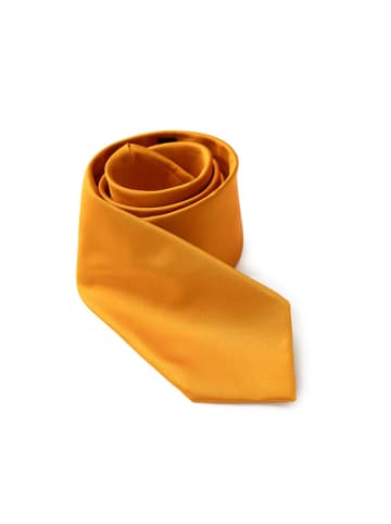 Orange Seide Krawatte