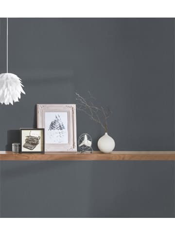Tapete Fine Weave in Stahlblau