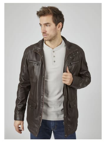 Lederjacke BUDAVID in dunkelbraun