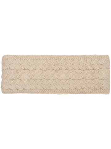 Strick Stirnband in Beige