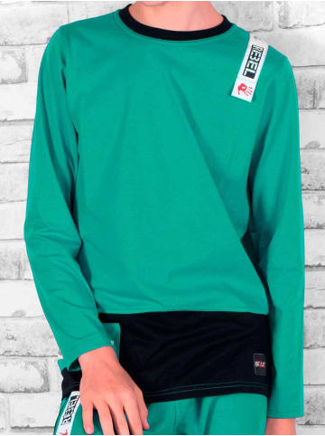 Langarmshirt in Grün