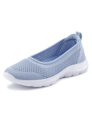 Sneaker Ballerinas in hellblau