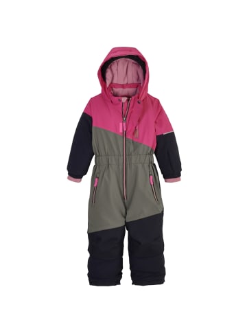 Skianzug / Skioverall mit Kapuze in pink