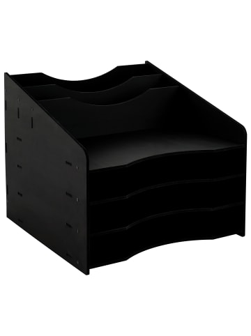 Dokumentenablage in Schwarz - (B)33 x (H)30 x (T)33 cm