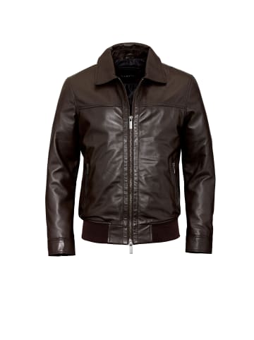 Lederjacke BUDANTE in dunkelbraun