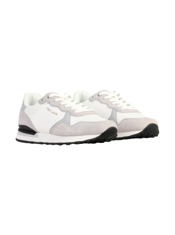 Leder-Sneaker Weiß