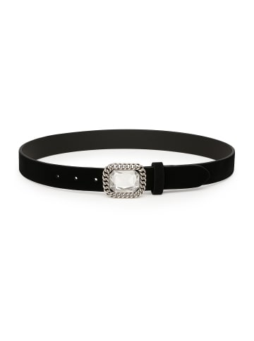 Ledergürtel " Elegant " in schwarz