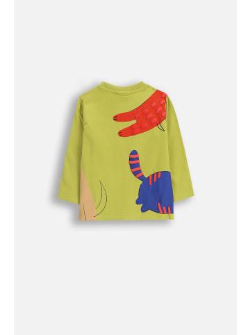 Langarmshirt in olivgrün
