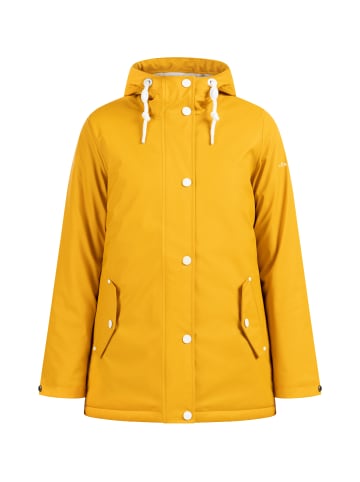 Damen Regenjacke Mit Wattierung in Senf