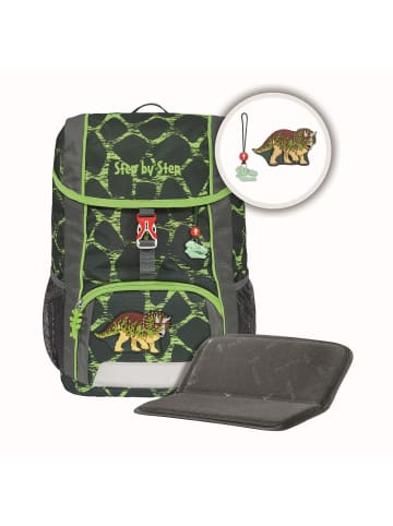 Kinderrucksack KID "Dino Tres" 3-teilig in Grün