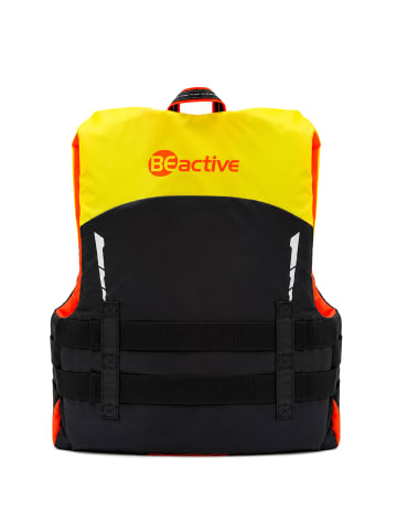 Schwimmweste BEactive in schwarz-neongelb