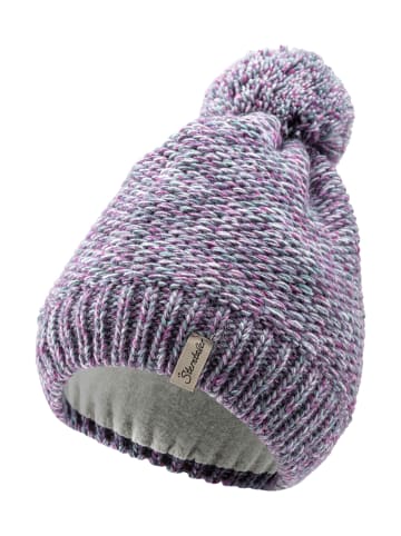Strickmütze Multicolor in lila