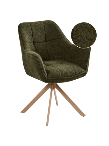 Esszimmerstuhl HAYDEN in Grün/Braun - (W) 64 x (H) 85 x (L) 69 cm