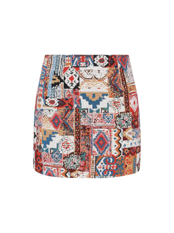 Women Skirt in red multicolor