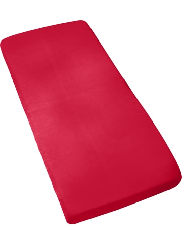 Single-Jersey Kinder-Spannbettlaken Murnau in rot