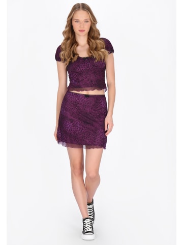 Women Skirt in purple black