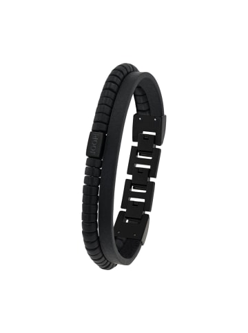 Armband Edelstahl, IP schwarz in Schwarz