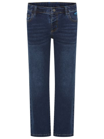 Straight-Jeans in dark denim