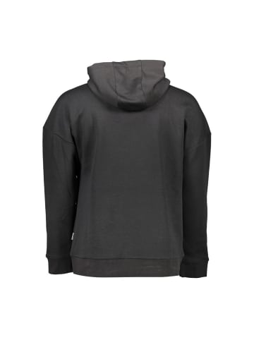 Schwarz Baumwolle Herren Sweatshirt