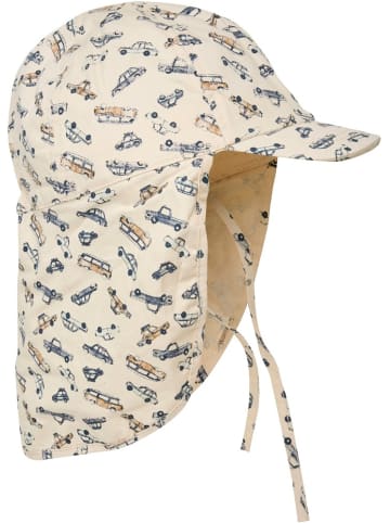 Kinder Hut "Sun hat w. string" in Beige