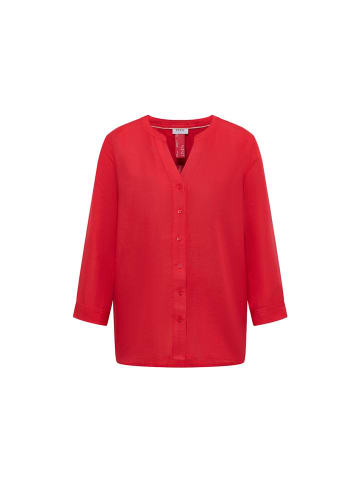 Langarmbluse in fresh red