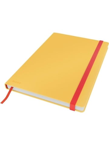 Notizbuch Cosy B5 fester Einband kariert gelb