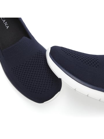 Slipper in marine/mehrfarbig