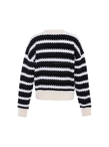 Damen Sweater in WOLLWEISS SCHWARZ