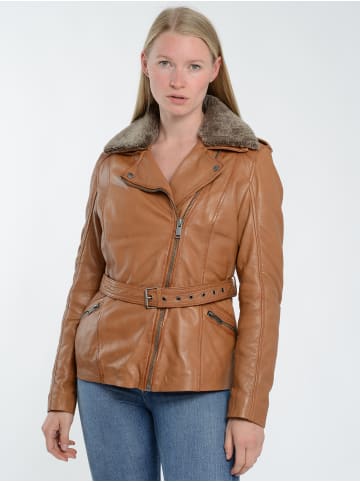 Lederjacke 31021540 in cognac