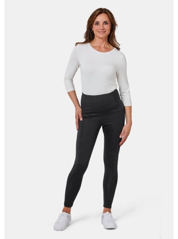 Figurformende Leggings mit Shaping-Effekt in schwarz