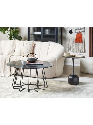 Couchtisch BERNIE in Schwarz/Weiß - (W) 80 x (H) 40 x (L) 80 cm