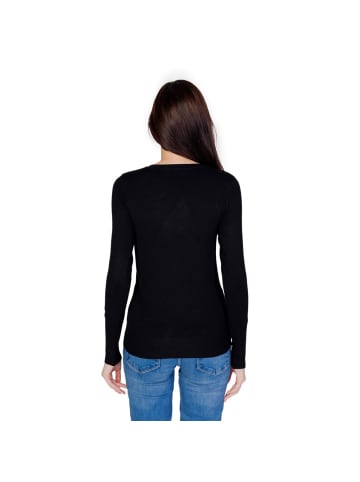 Schwarz Baumwolle Sweatshirt