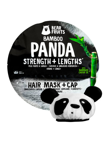 Haarmaske & -haube "Panda" (10 St.)