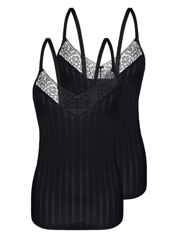 2er Pack Top in Black