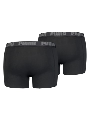 Boxershorts PUMA BASIC BOXER 2P in 230 - black/black
