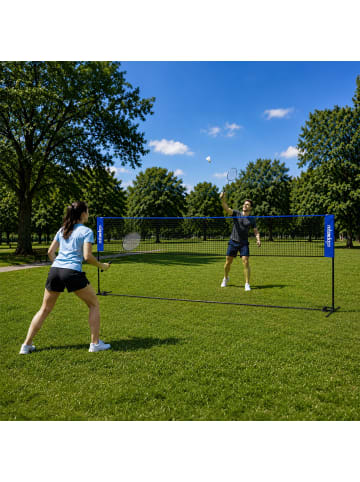 Badmintonnetz in Blau/ Schwarz - 4 Meter