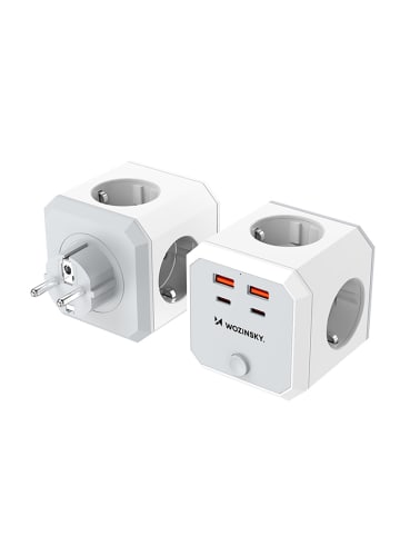 Wozinsky WKZ-4B Power Cube 4x AC 2x USB-A 2x USB-C PD 20 W 4000 W