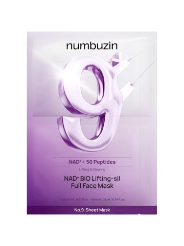 Tuchmaske Nr.9 NAD+ Bio Lifting-sil Full-Face, 28 g